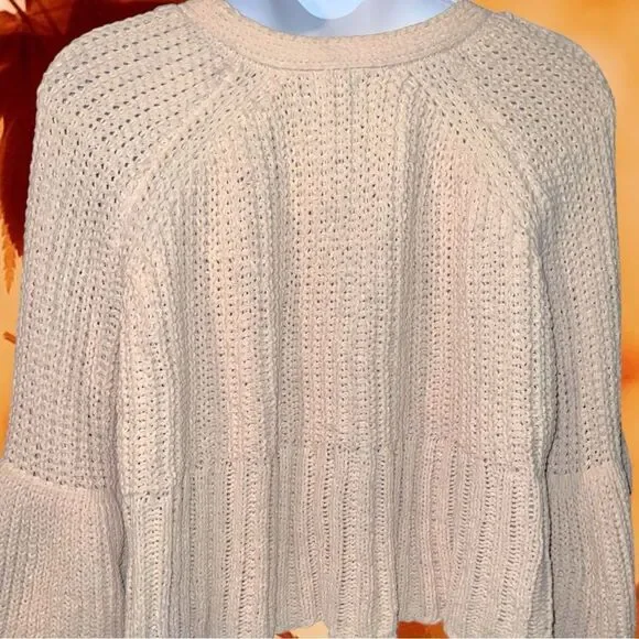 Anthropologie pol cream soft cute sweater - Picture 9 of 11